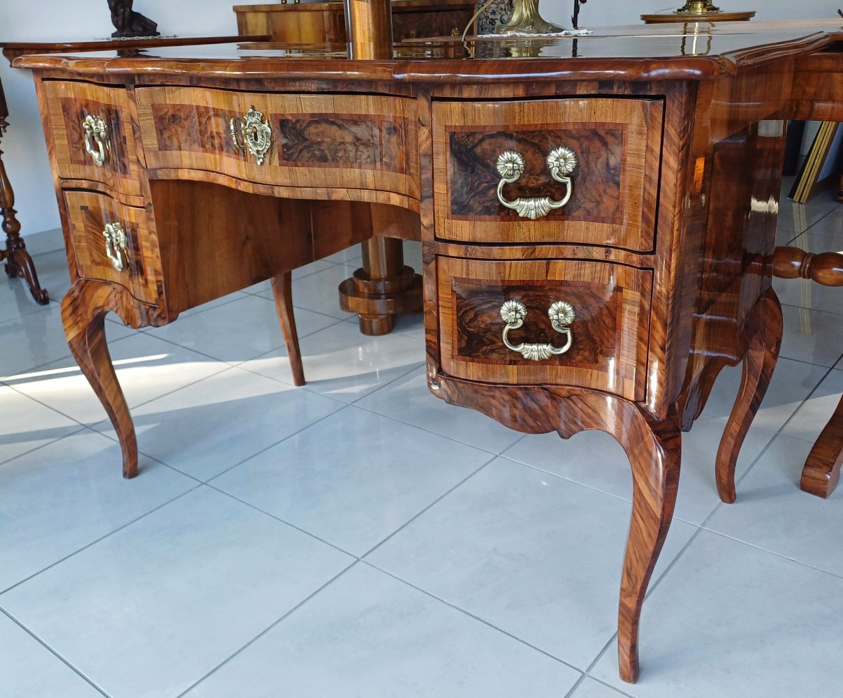 Schreibtisch, neobarock – Bild 5